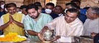 Mukesh Ambani at Somnath Temple#donates ₹1.5 crore...